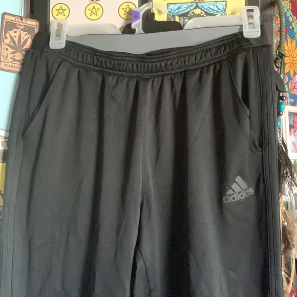 🌹Adidas Climawarm Black joggers ankle-cut🌹 - Picture 3 of 6